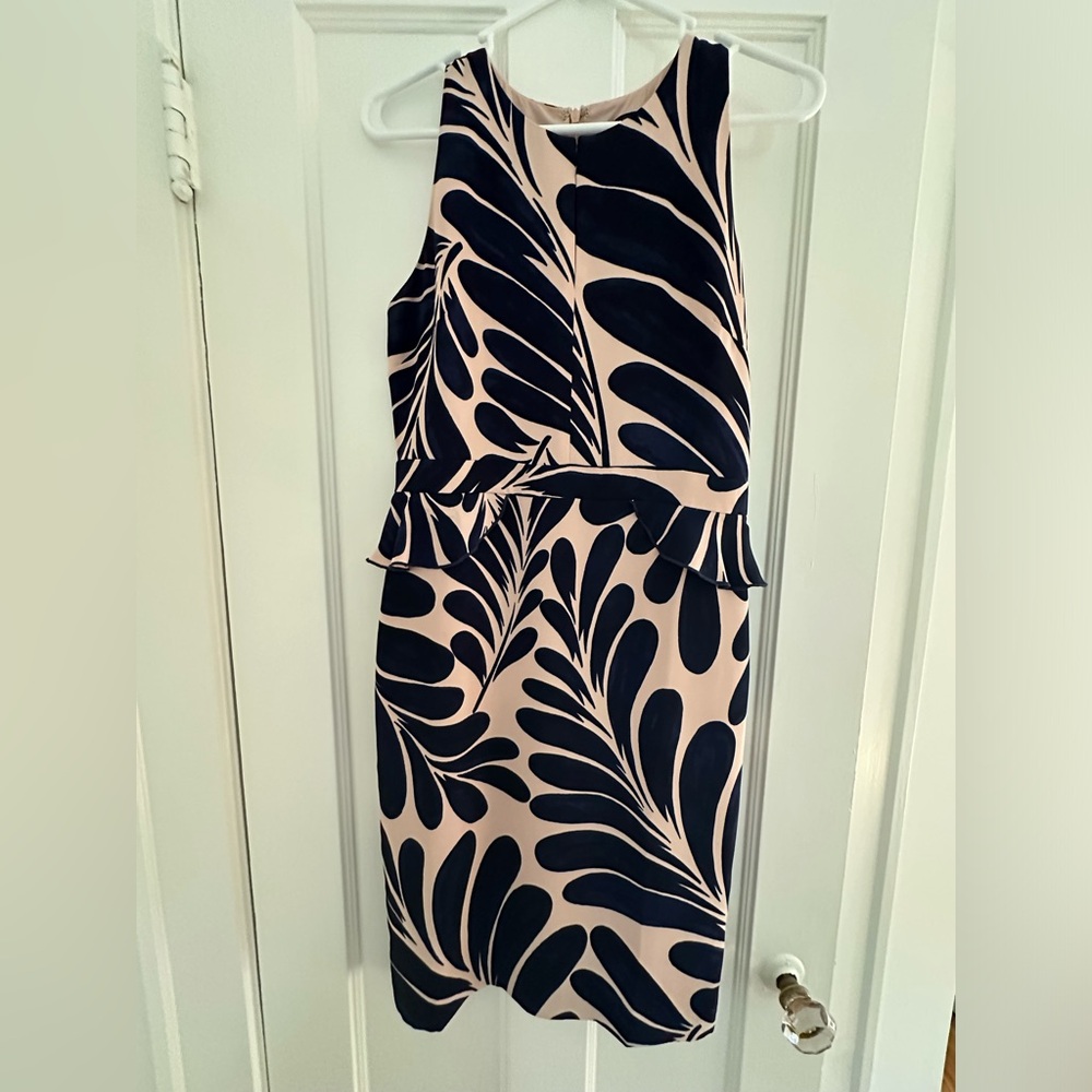 Ann Taylor navy and nude sheeth dress, size 4